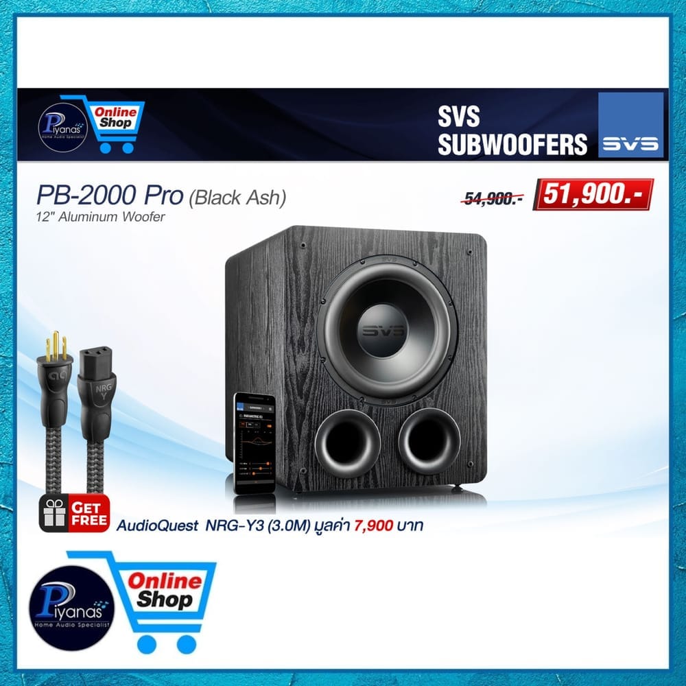 ซับวูฟเฟอร์ SVS : PB-2000 PRO (BLACK ASH)
